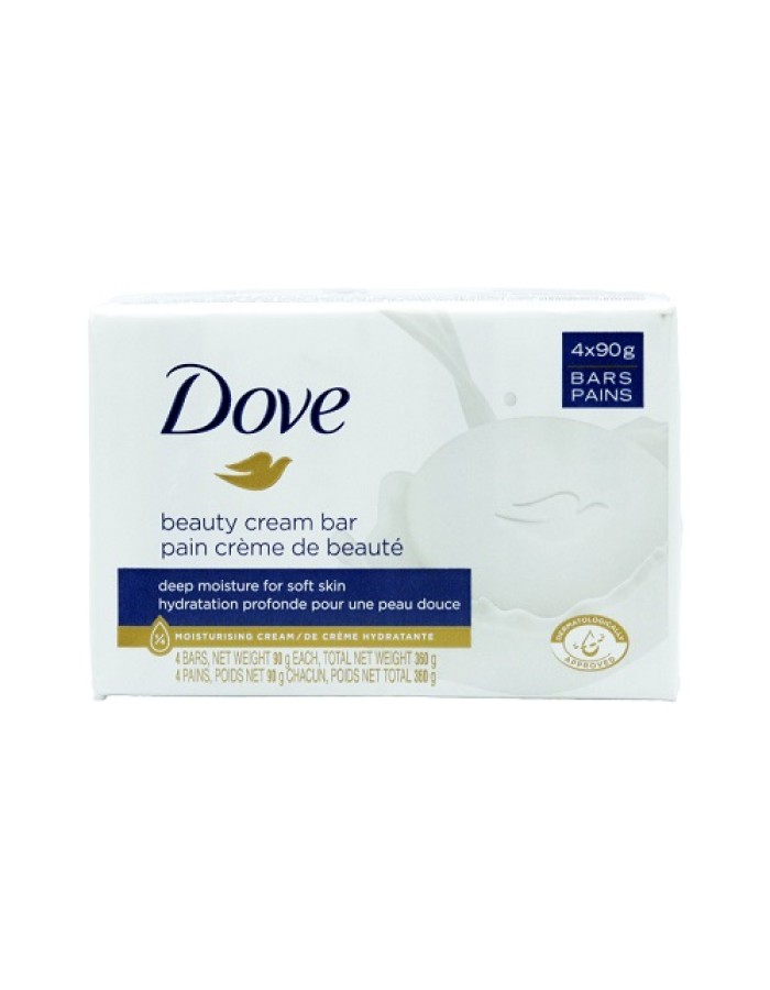 Dove Beauty Cream Bar Soap 4 x 90g (4 Soaps)