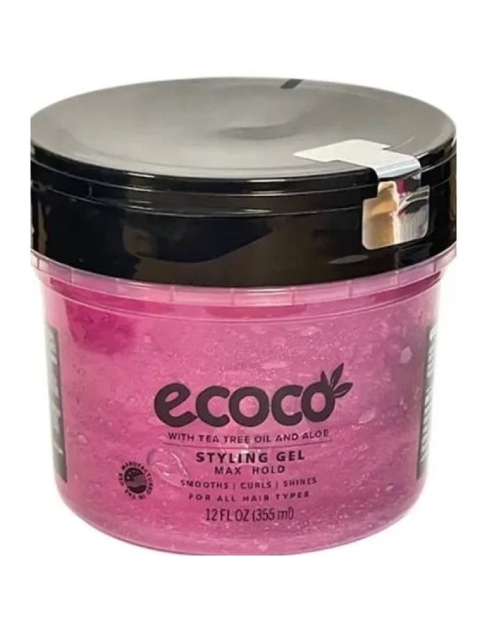 Eco Styling Gel - Pink Max Hold 12oz