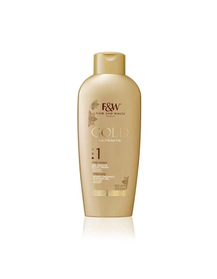 Fair And White Gold Argan Radiance Shower Gel 1000ml
