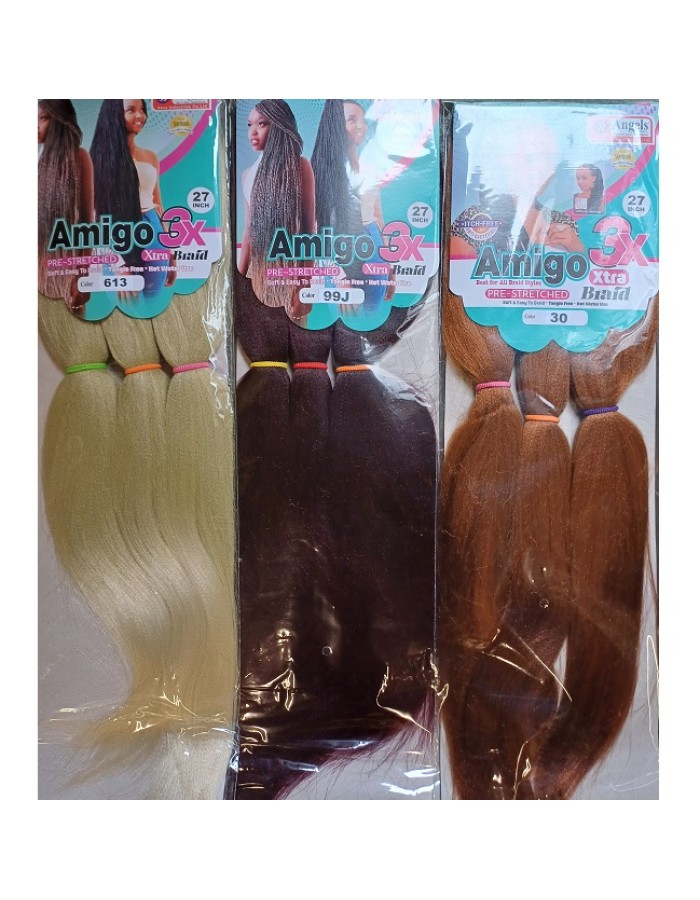 Amigo 3X Pre Stretched Xtra Braid 27"
