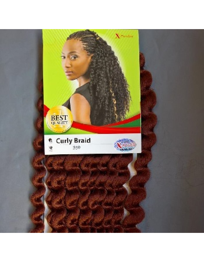 Xpression Curly Braid 40" (Crochet Braid)