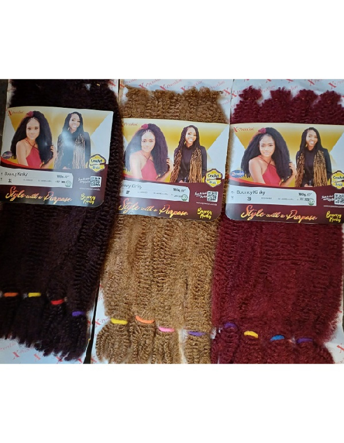 Xpression 4X Bouncy Kinky Crochet Braids