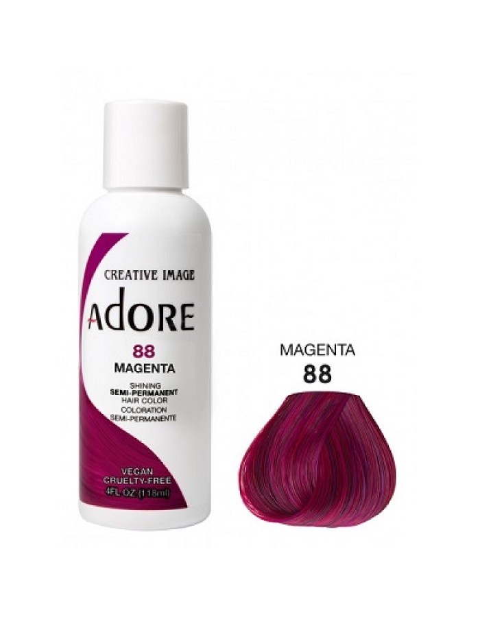 Adore Semi Permanent Hair Colour - Magenta 88 - 118ml