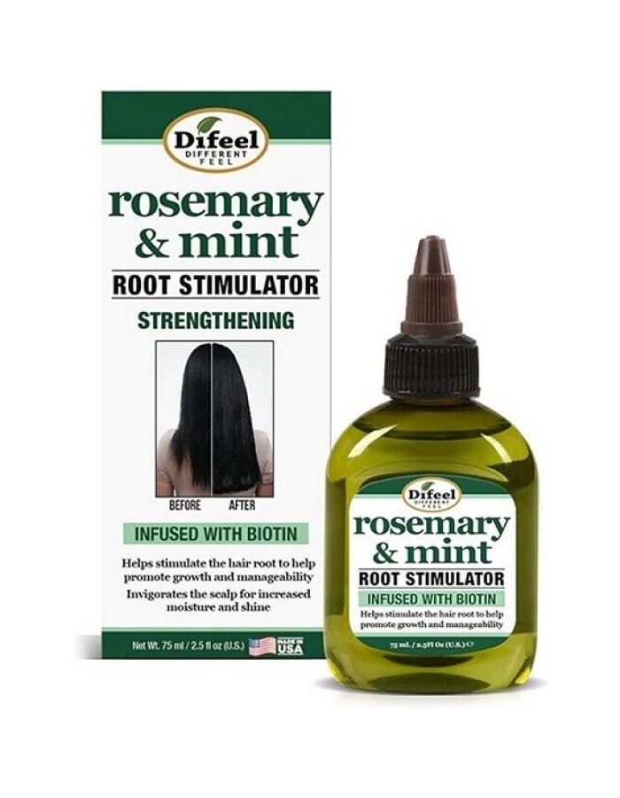 Difeel Rosemary And Mint Root Stimulator Infused With Biotin 75ml Difeel Rosemary And Mint Root Stimulator Infused With Biotin 75ml