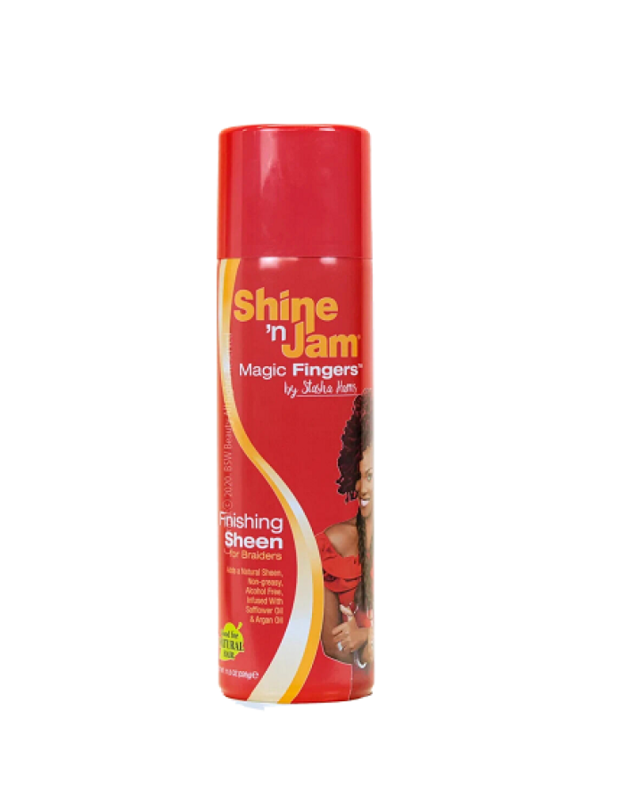 Shine 'n Jam Magic Fingers Finishing Sheen Spray For braiders 11.5oz