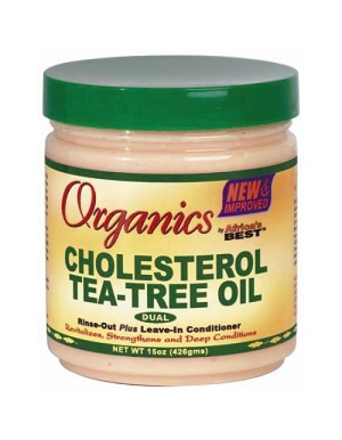 Africa's Best Organics Cholesterol Tea-Tree Oil Dual Conditioner 15oz