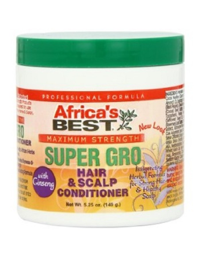 Africa's Best Super Gro Maximum Hair & Scalp Conditioner 5.25 oz.