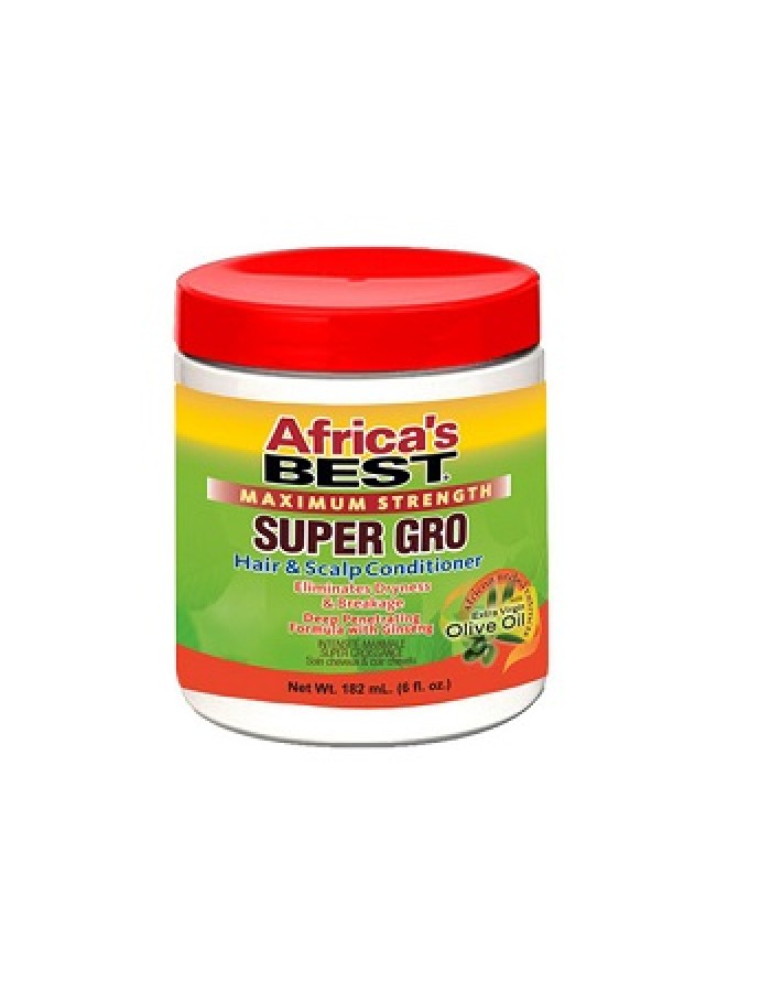 Africa`s Best Maximum Strength Super Gro Hair & Scalp Conditioner 5.25 oz
