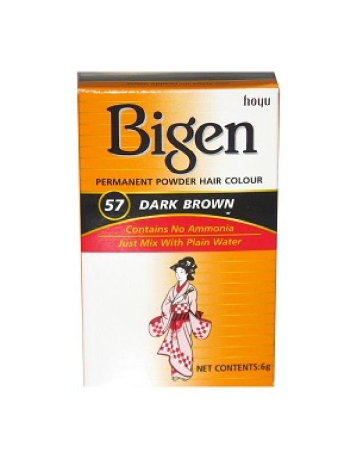 Bigen Powder Hair Color - 57 Dark Brown