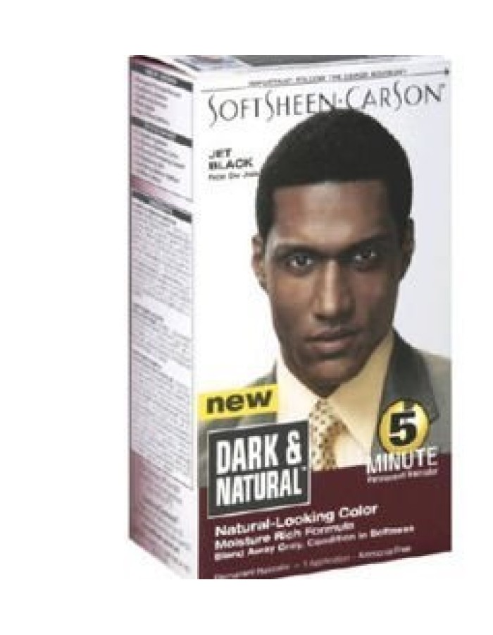 Dark & Natural Men's Hair Colour Jet Black 