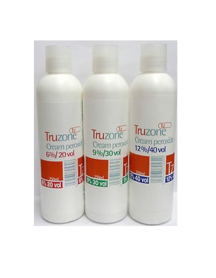 3X Truzone 12% - 40 Vol Cream Peroxide 250ml (3 bottles)