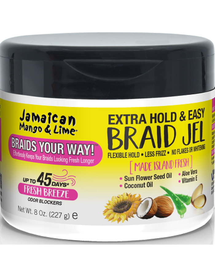 Jamaican Mango & Lime Extra Hold & Easy Braid Jel 8oz