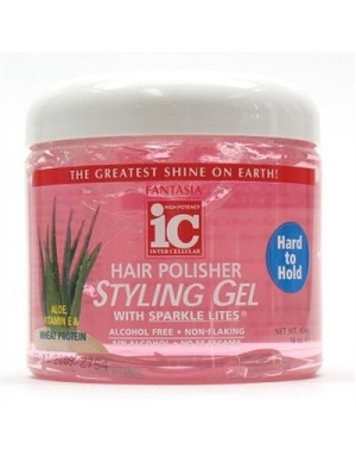 FANTASIA IC Hair Polisher Styling Gel Hard to Hold 16 oz