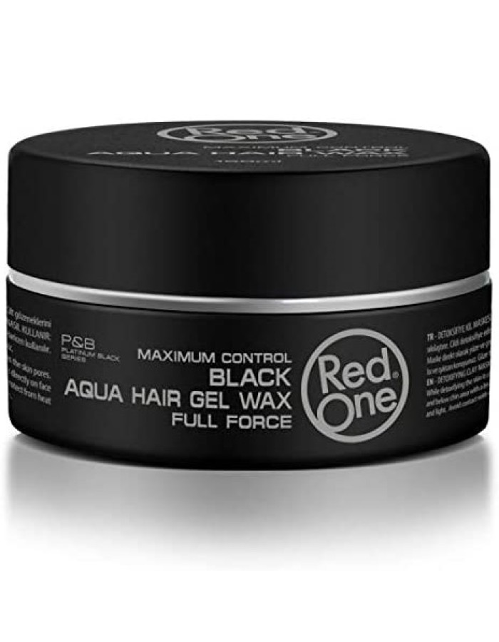 Red One 3X Black Aqua Hair Gel Wax 150ml (3 Pieces)