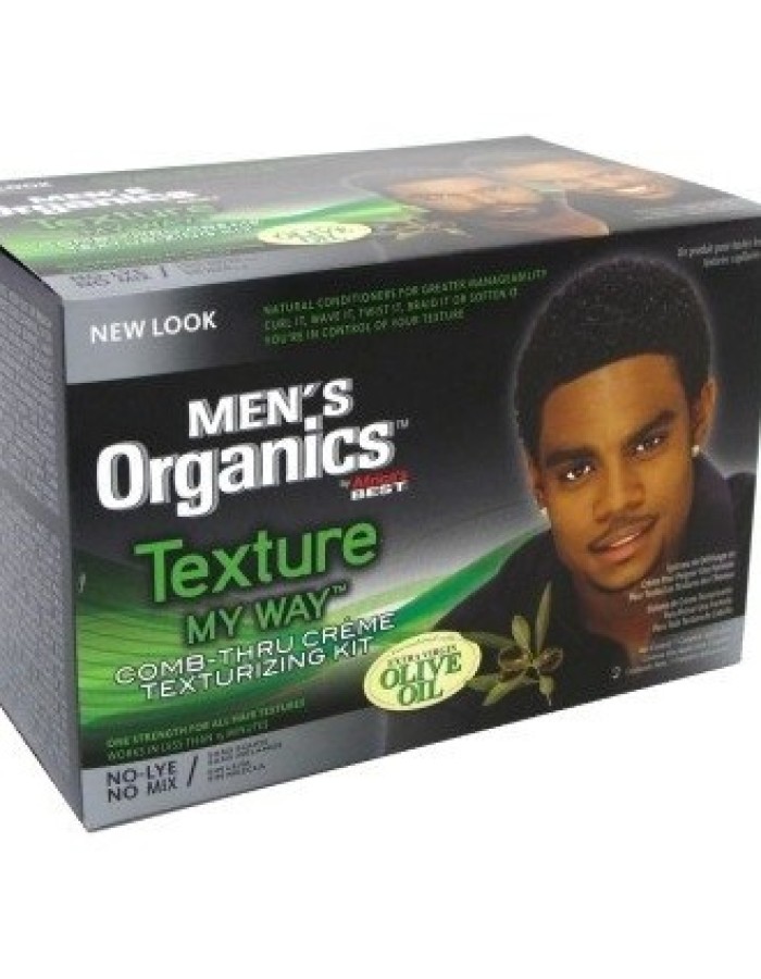 Africa Best ORGANICS Texture My Way Comb Thru Creme Texturizing Kit Men