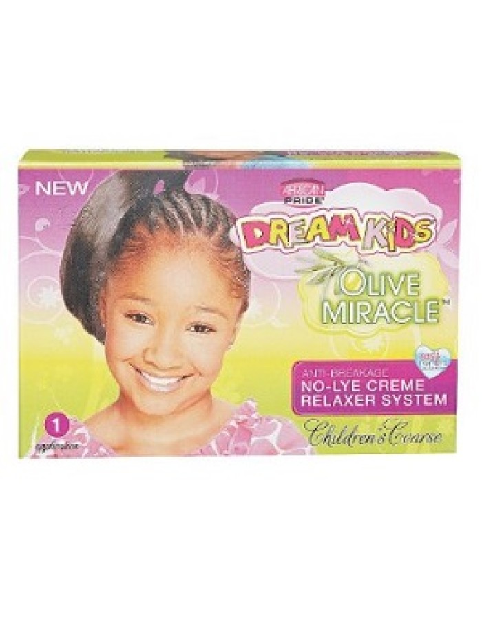 African Pride Dream Kids Olive Miracle Relaxer Kit Coarse