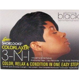 Luster's Pink ShortLooks Colorlaxer Diamond Black