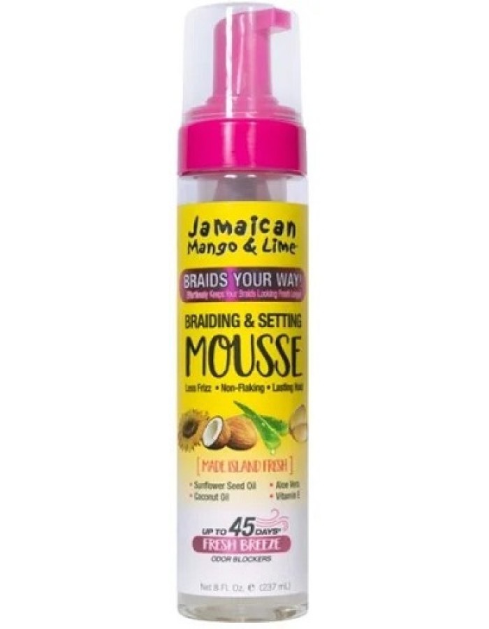 Jamaican Mango & Lime Braiding & Setting Mousse 8oz
