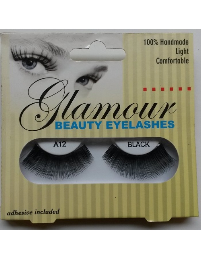 Glamour Beauty Eyelashes - A12 Black