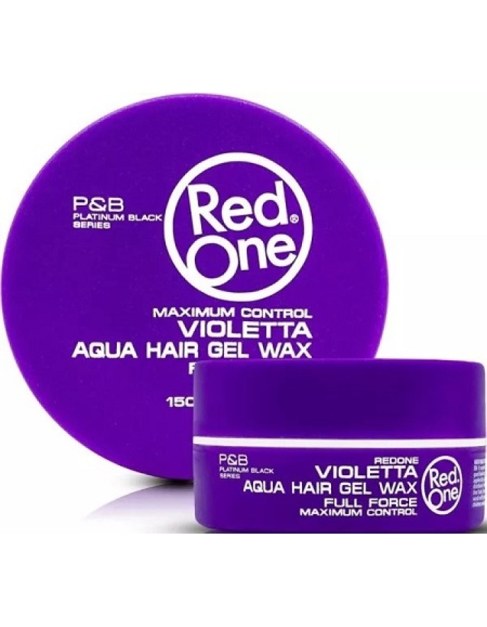 Red One 3X Aqua Hair Gel Wax 150ml - Purple (3 Pieces)