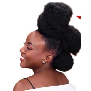 Sleek Human Hair Afro Kinky Bulk 16″