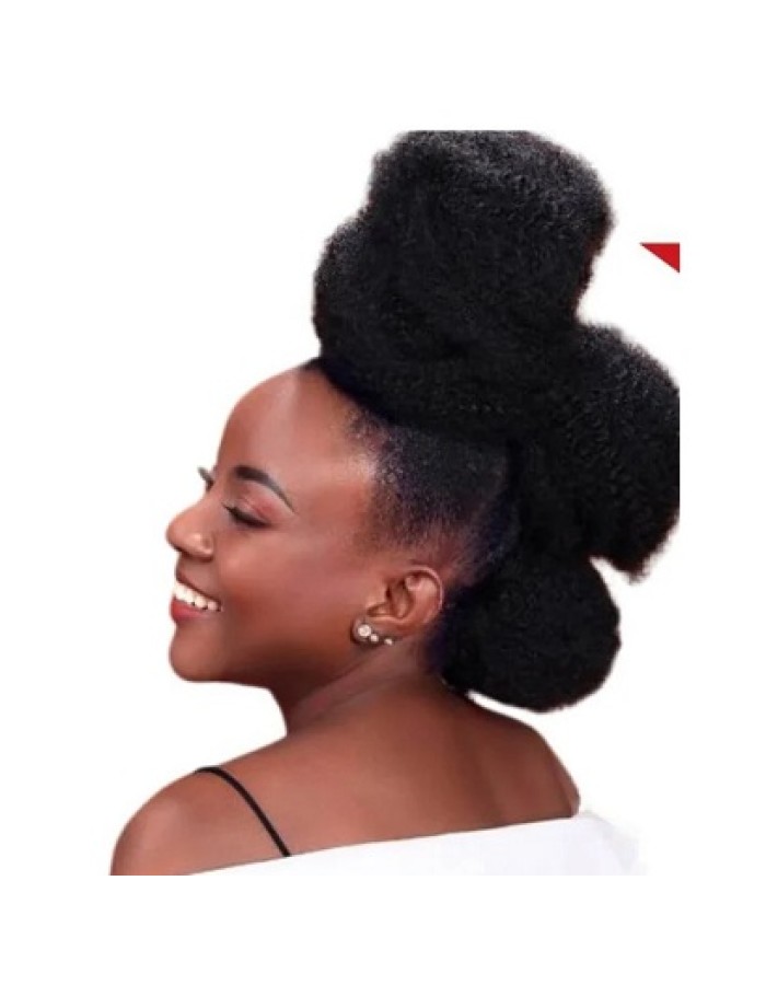 Sleek Human Hair Afro Kinky Bulk 16″