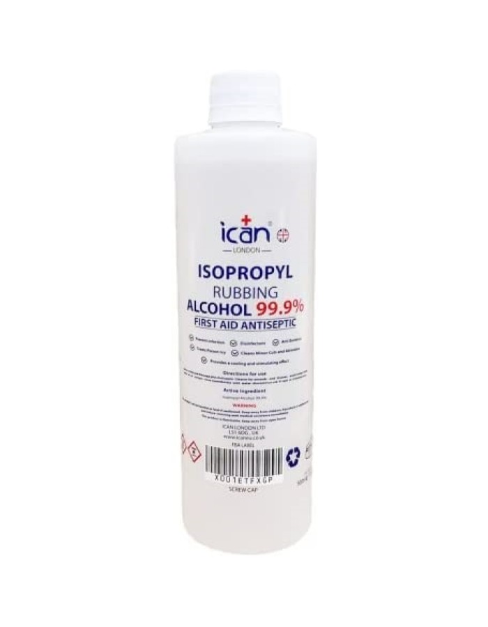 ican london Isopropyl Rubbing Alcohol 99.9% 500ml