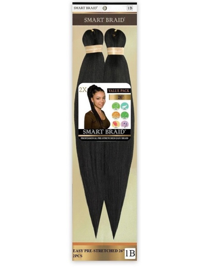 smart braid 2X pre stretched hair 26"