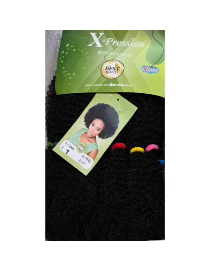 Xpression Ceres Kinky Curly Afro Twist Braids