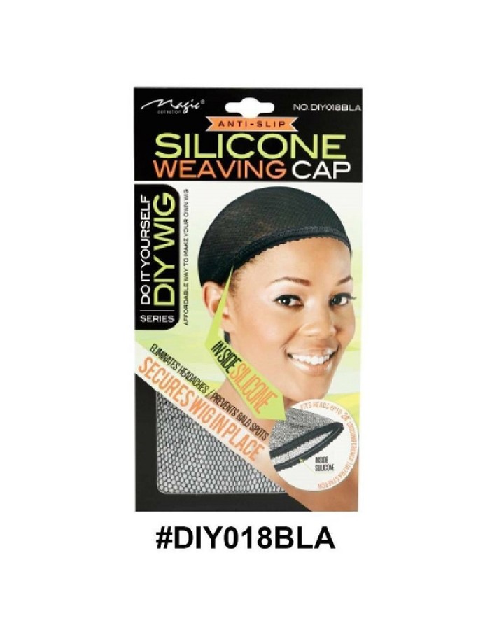 Magic Collection Silicone Weaving Cap DIY018BLA