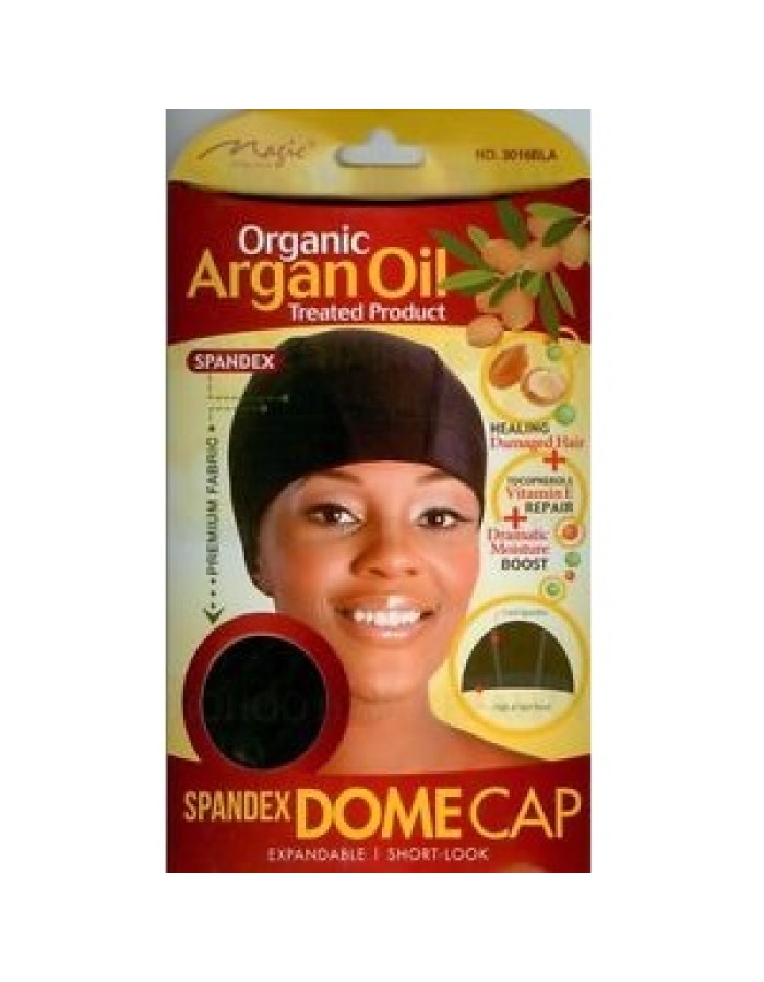 Magic Organic Argan Oil Treated Spandex Dome Cap