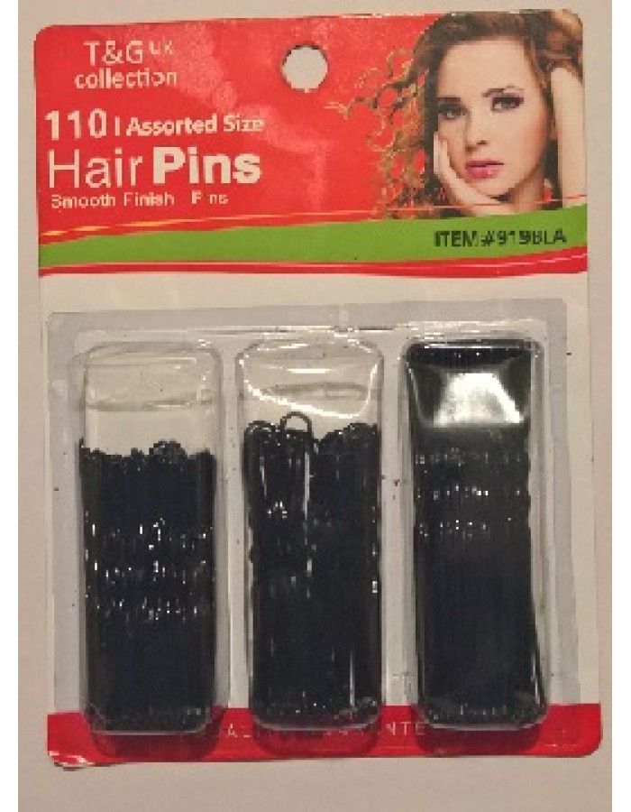 T&G 110pcs Open Hair Pins - Assorted Size