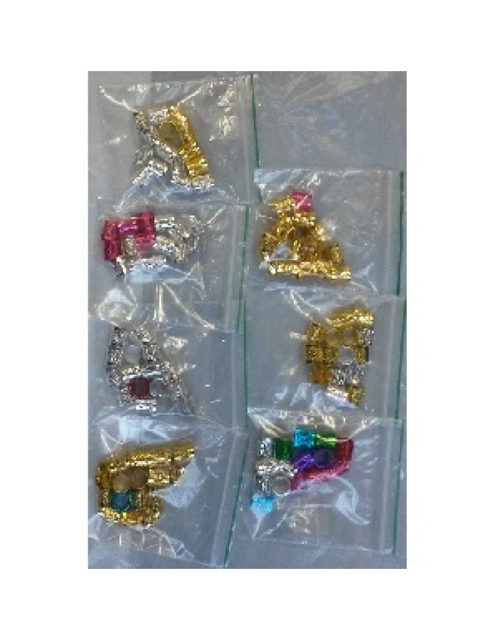 DreadLock/Braid Hair Cuffs (A Bag Of 15 pieces)