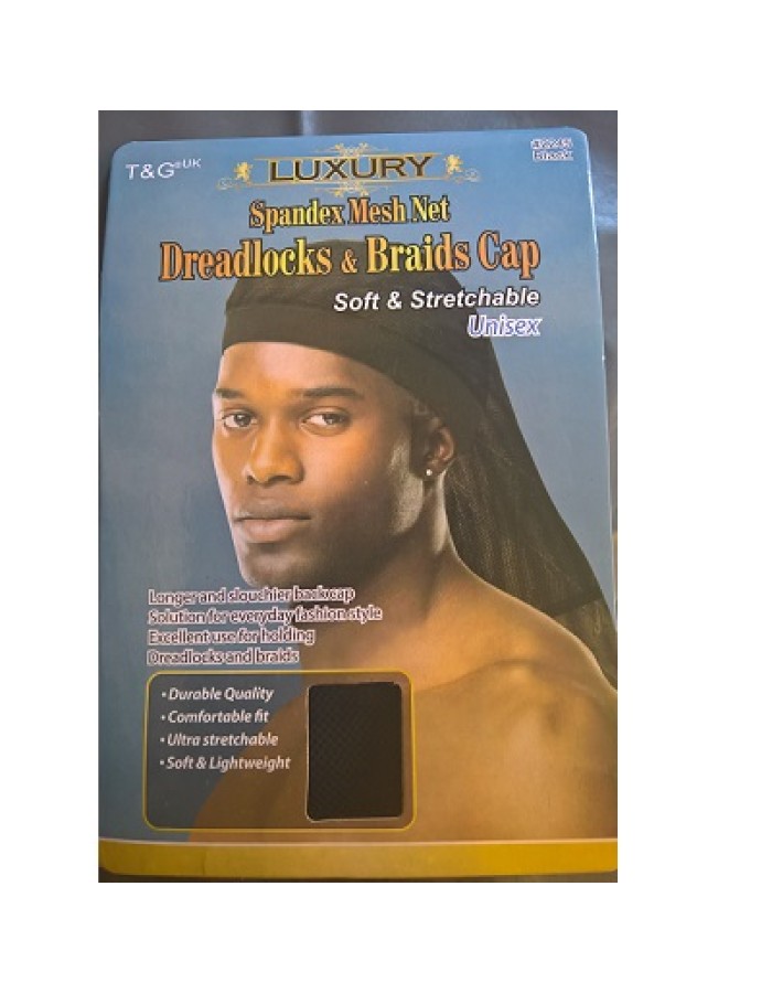 T&G Luxury Spandex Mesh Net Dreadlocks & Braids Cap