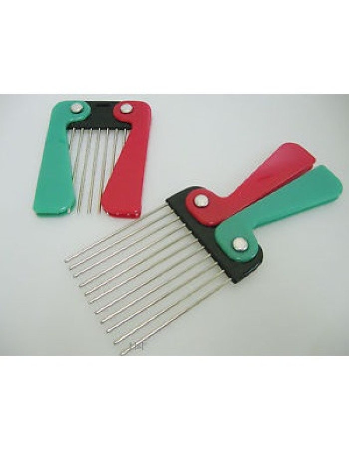 Folding Metal Afro Pik Comb Handle