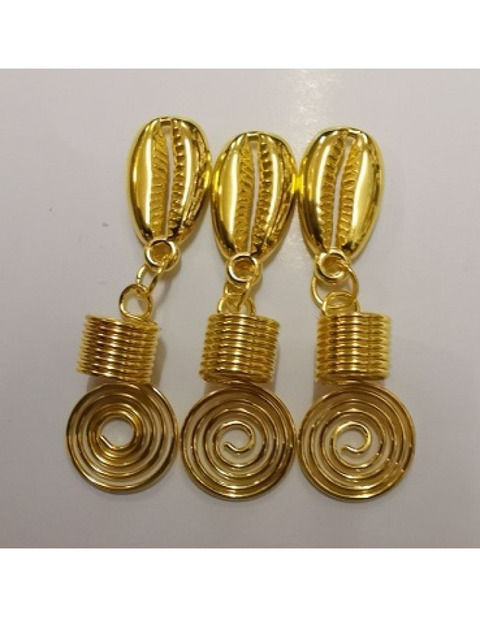 Filigree Spiral Braid Cuffs - GOLD