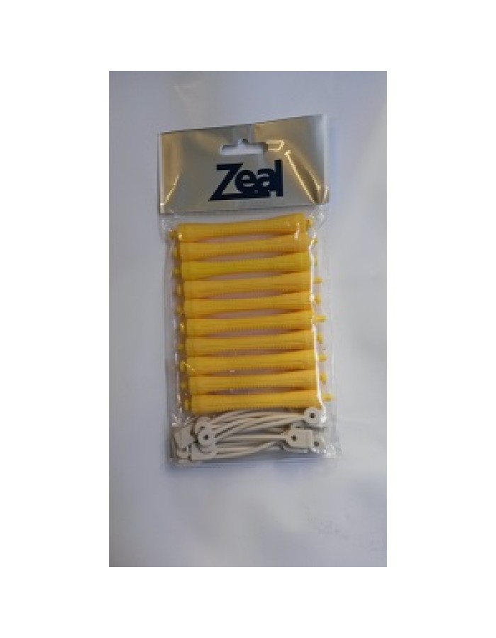 Zeal Hair Perm Rod Rollers - Yellow