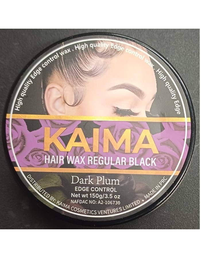 Kaima  Hair Wax Regular Black 150g