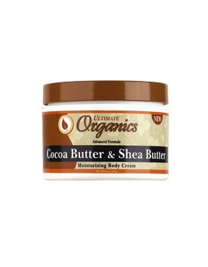 Africa's Best Ultimate Organics Cocoa And Shea Butter Cream 8 oz