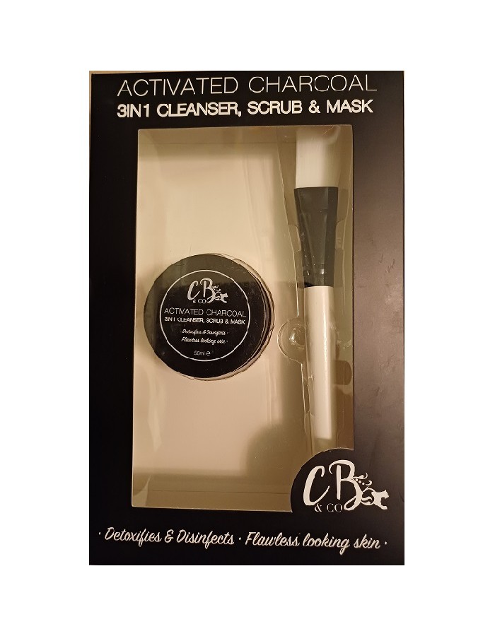 Cougar Beauty Activated Charcoal 3in1 Cleanser, Scrub and Mask 50ml