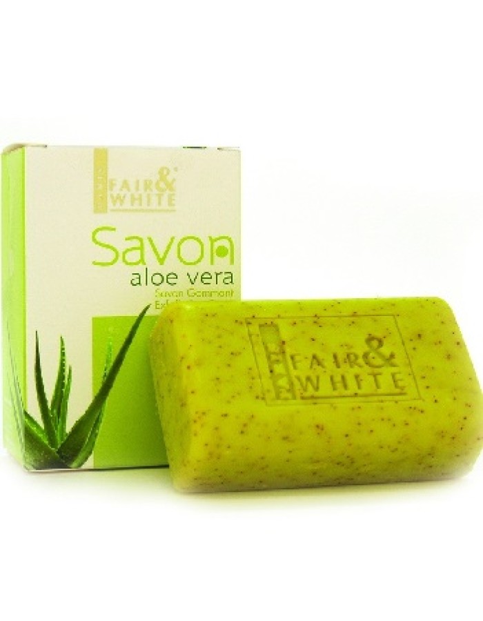 Fair & White Aloe Vera Exfoliating Soap 200g