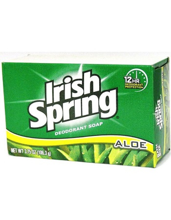 Irish Spring Deodorant Soap – Aloe 3.75 oz