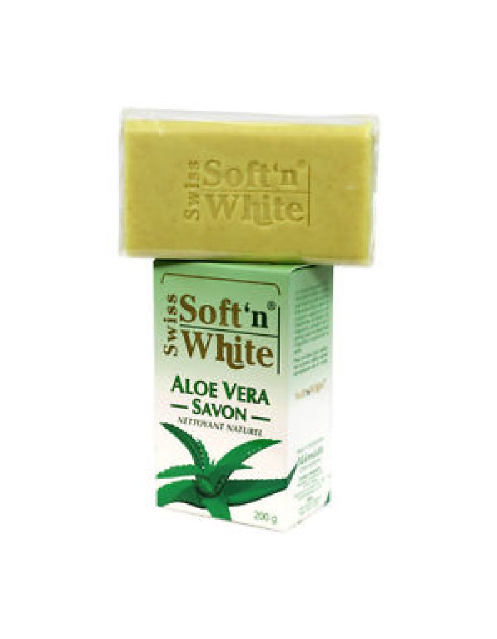 Swiss SOFT N WHITE ALOE VERA SOAP 