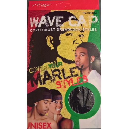 MAGIC DreadLock Styles Wave Cap - Black