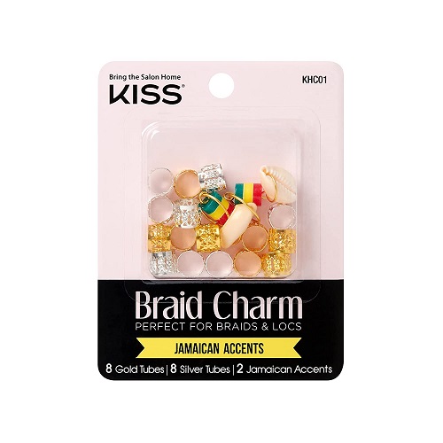 Kiss Braid Charms - Jamaican Accents (KHC01)