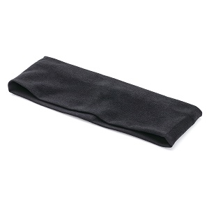 Elasticated Head Band/Wrap - Black