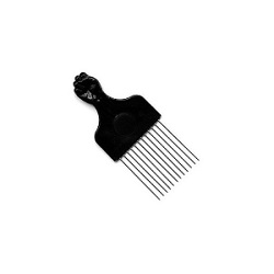 Metal Afro Comb