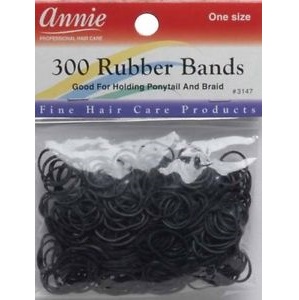 12x T&G Rubber Bands 275pcs - Black (1 Dozen)