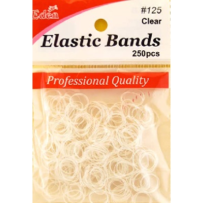 12x T&G Rubber Bands 275pcs - Clear (1 dozen)
