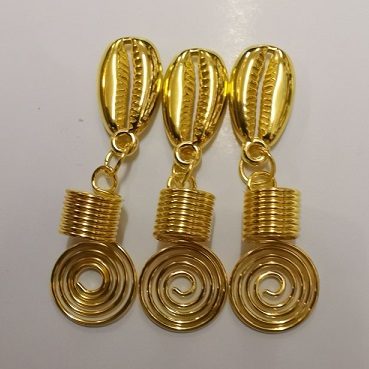 Filigree Spiral Braid Cuffs - GOLD